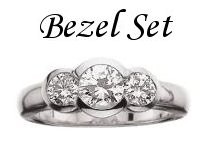 Diamond Bezel Set Rings